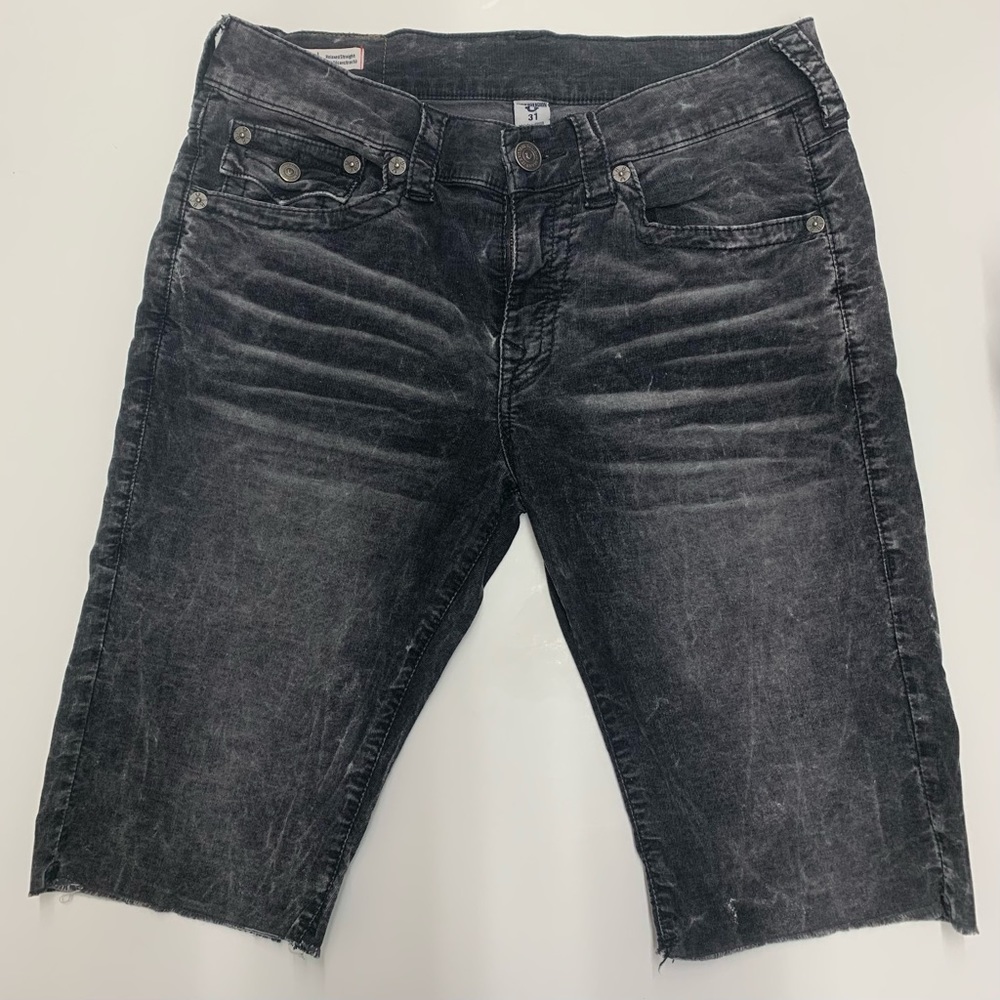TRUE RELIGION RICKY CORDUROY RELAXED STRAIGHT MENS SHORTS